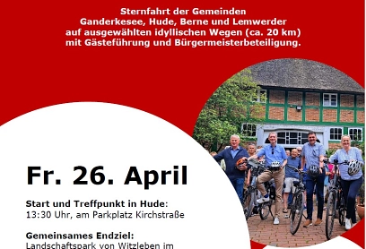 Plakat Bürgermeisterradtour 2024